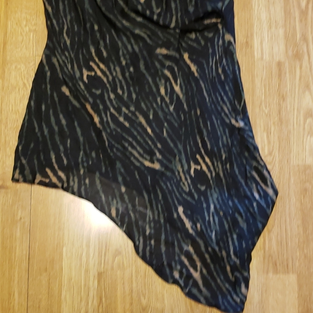 NWT Haute Hippie silk asymmetric hem dress Sm - Picture 4 of 4